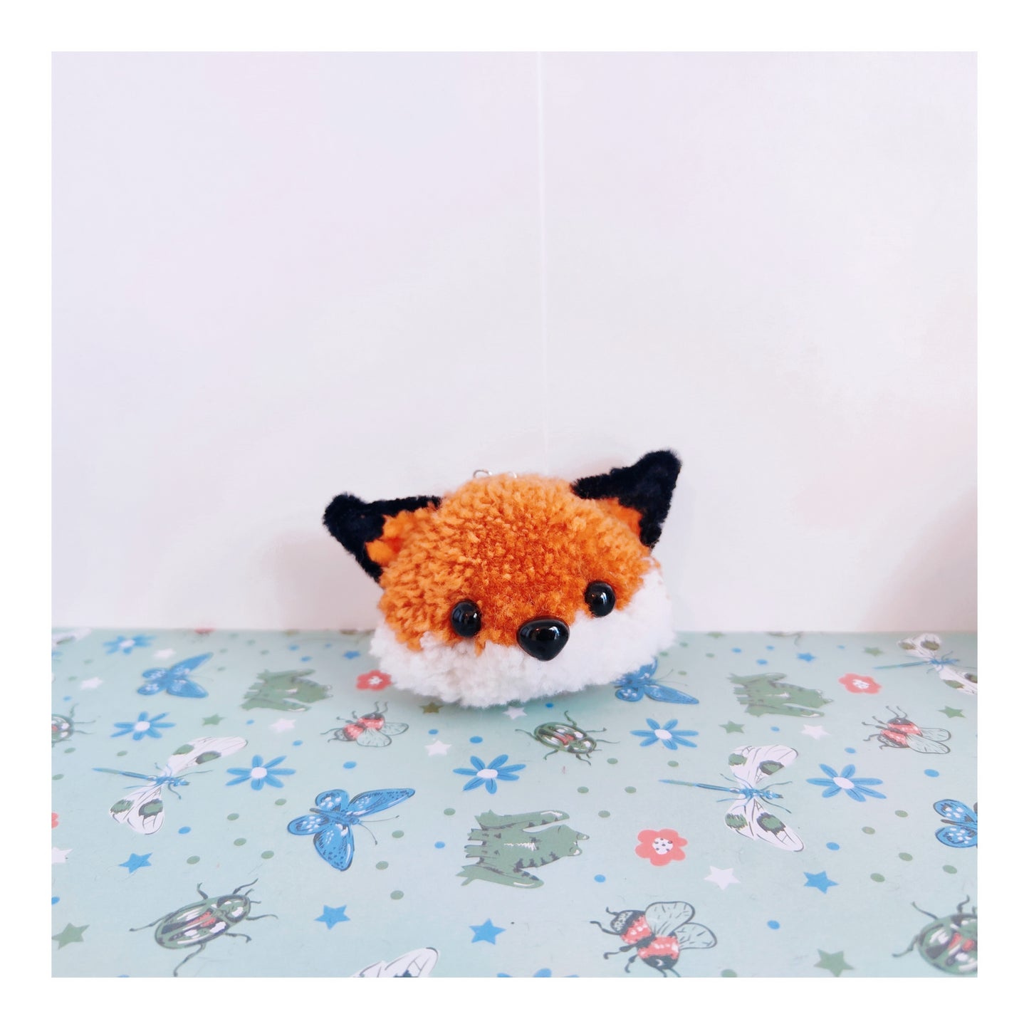 Porte-clé pompom - Renard