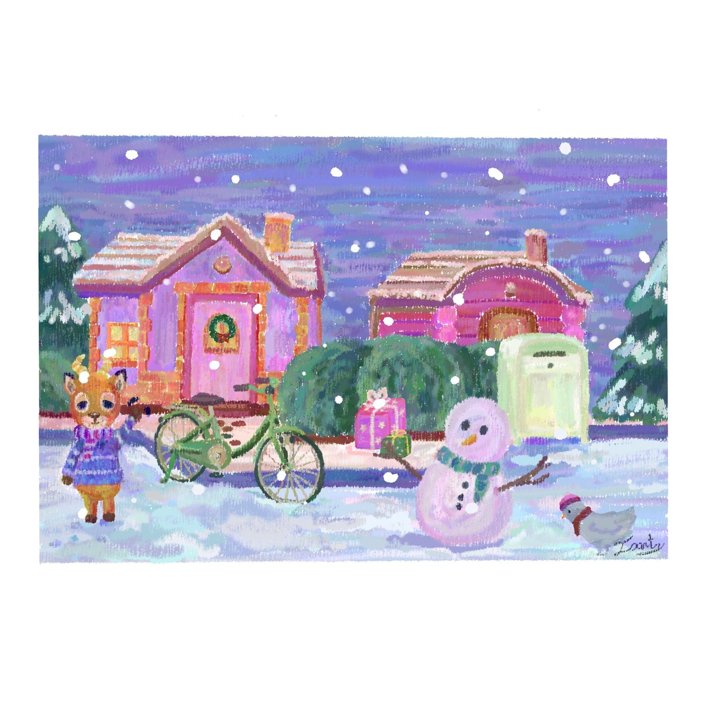 Illustration - Hiver à Snowdrop