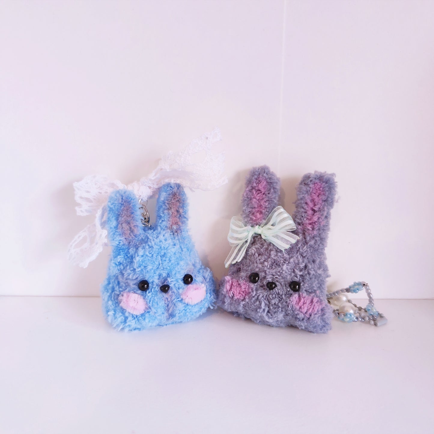 Porte-clé - Duo de lapins