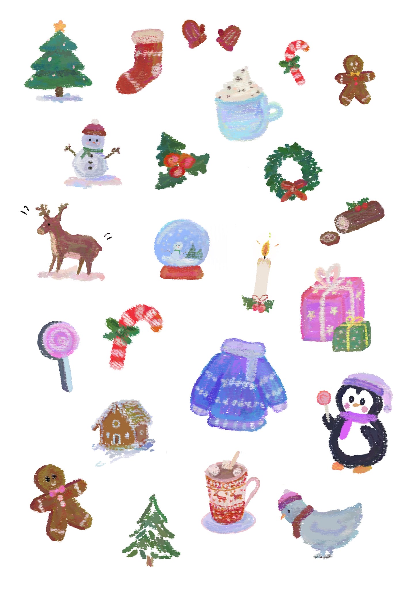 Stickers hivernaux