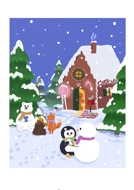 Illustration - L’hiver des animaux