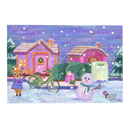 Illustration - Hiver à Snowdrop