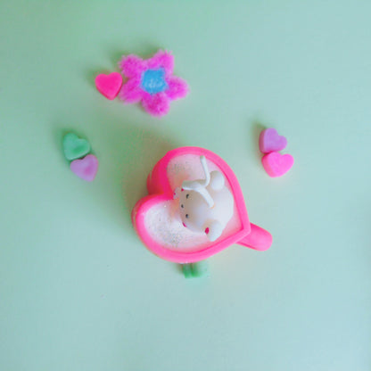 Bougie petit ours en tasse