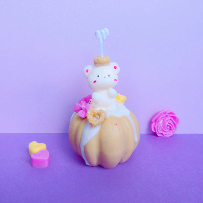 Bougie ours gourmand